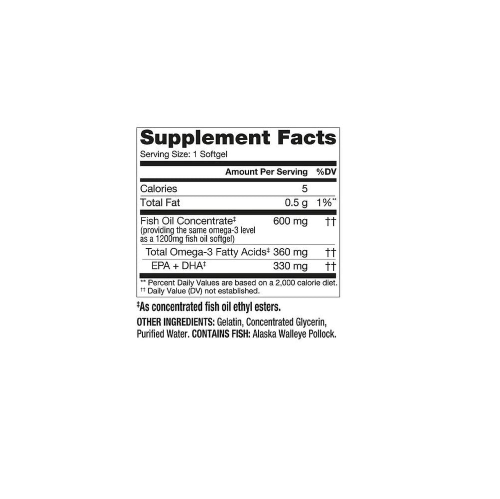Finest Nutrition etiqueta con sello MSC que indica pesca sostenible