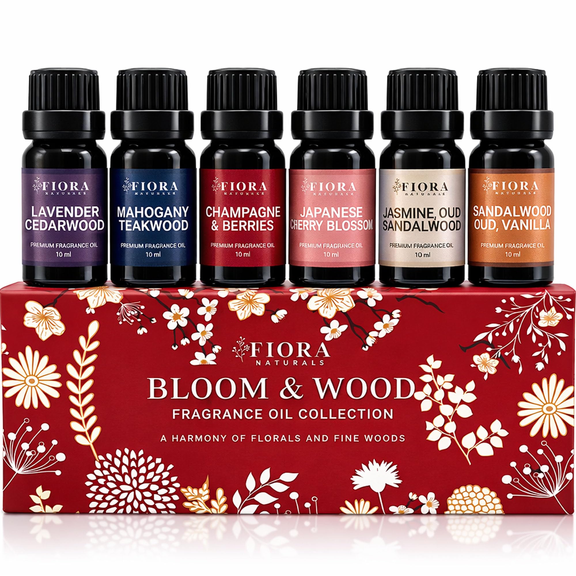 Fiora Naturals frente del empaque mostrando set elegante y uso versátil