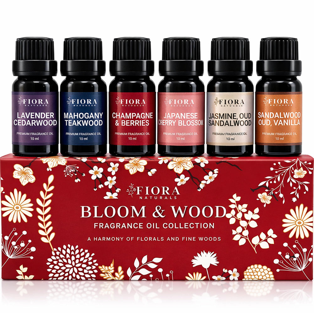 Fiora Naturals frente del empaque mostrando set elegante y uso versátil