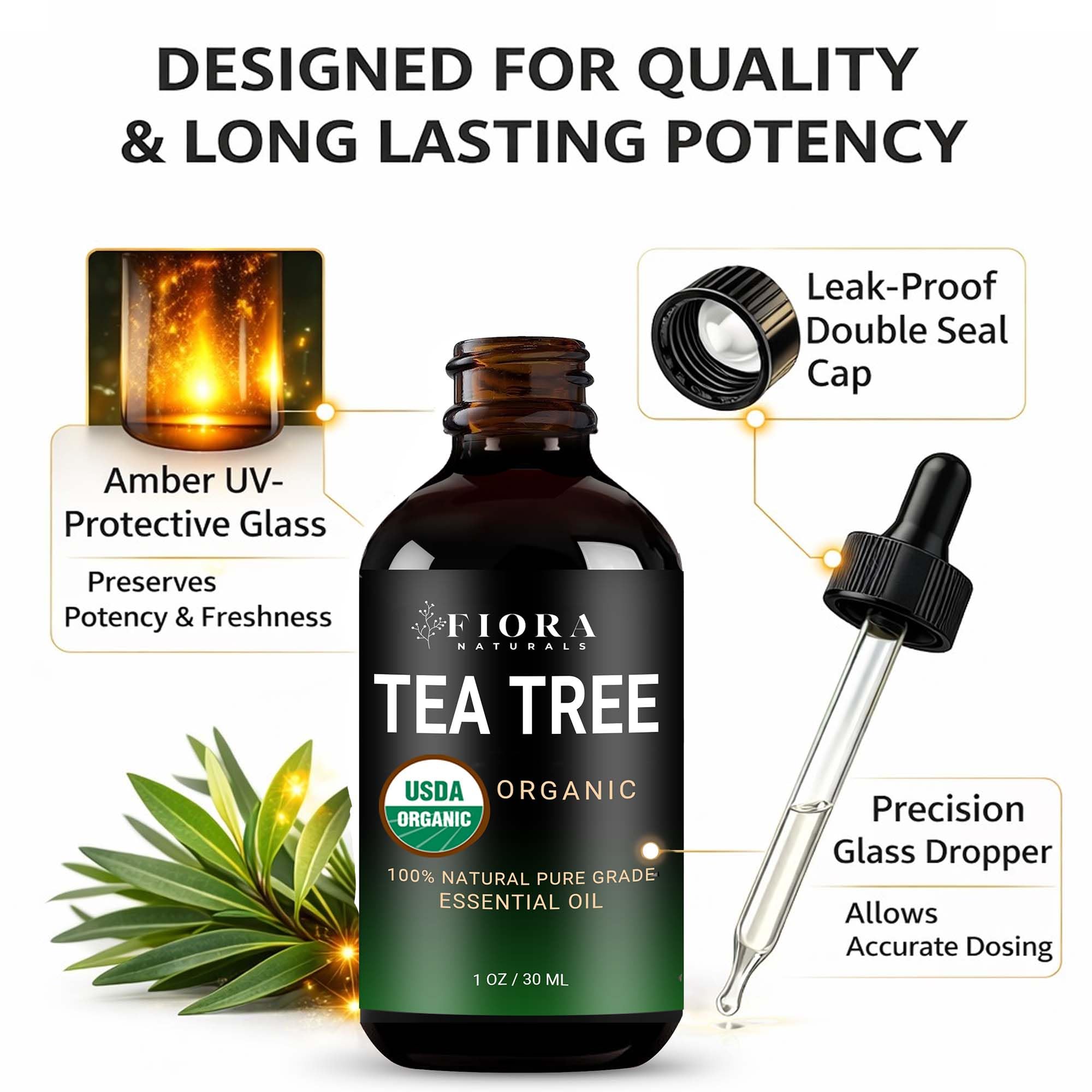 Fiora Naturals aplicación diluida en manos durante rutina de cuidado personal