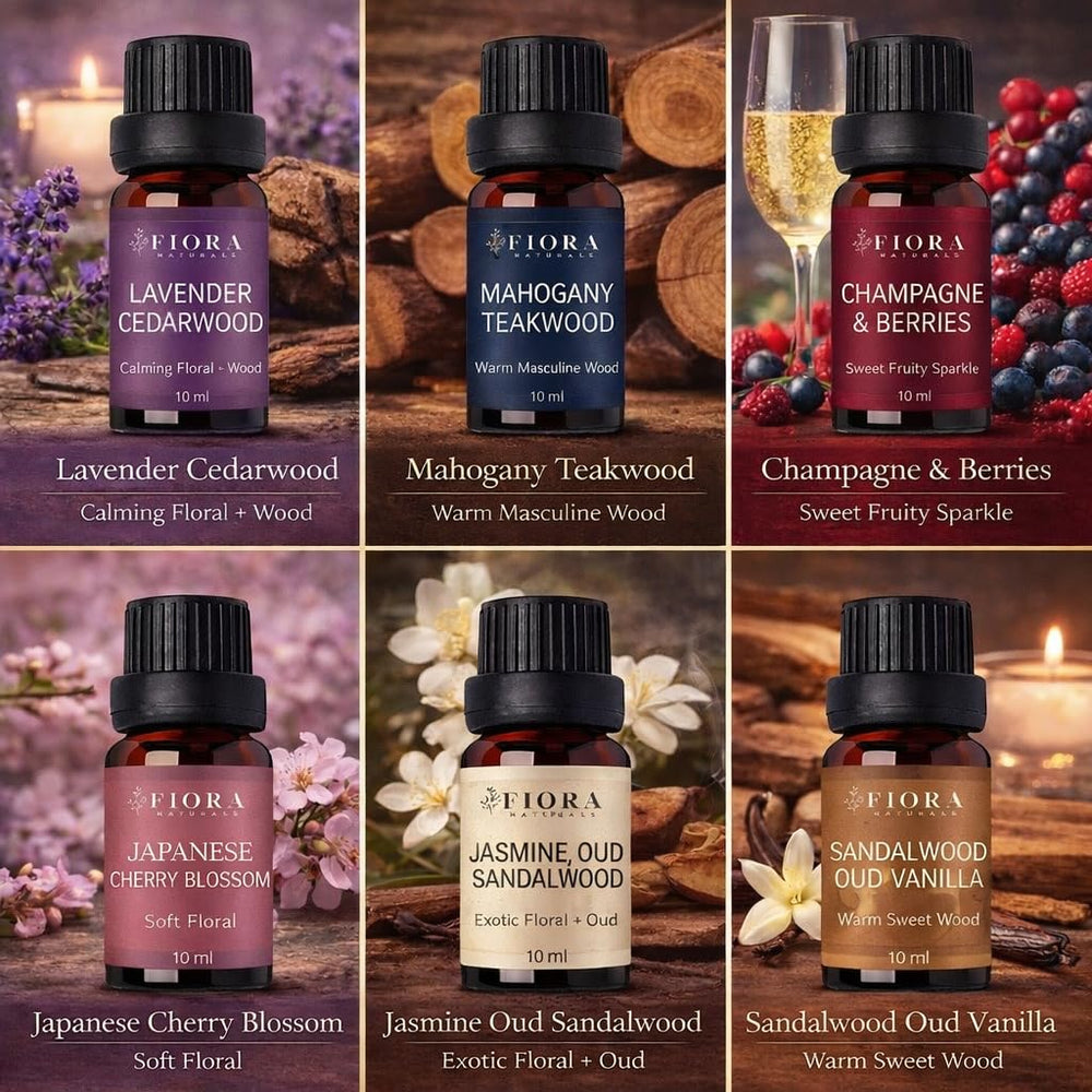 Fiora Naturals vertido en cera de vela para mejor mezcla y aroma