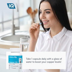 FIQ Copper IQ etiqueta nutricional visible, transparencia y información clara