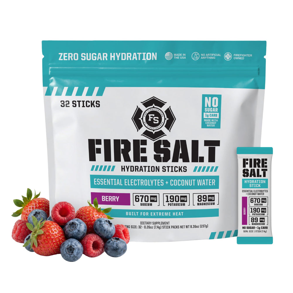 Fire Science Nutrition paquete frontal del producto mostrando diseño y cantidad