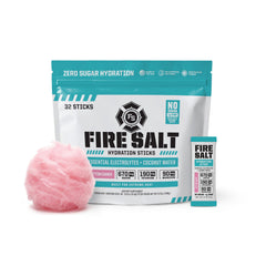 Fire Science Nutrition paquete frontal mostrando 32 sticks para hidratación portátil