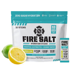 Fire Science Nutrition caja frontal de 32 sobres con beneficio de almacenamiento práctico