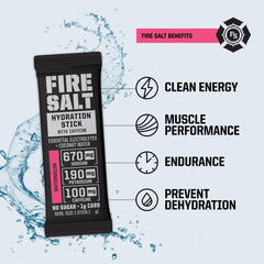 Fire Science Nutrition polvo del stick detalle textural sin residuos visibles