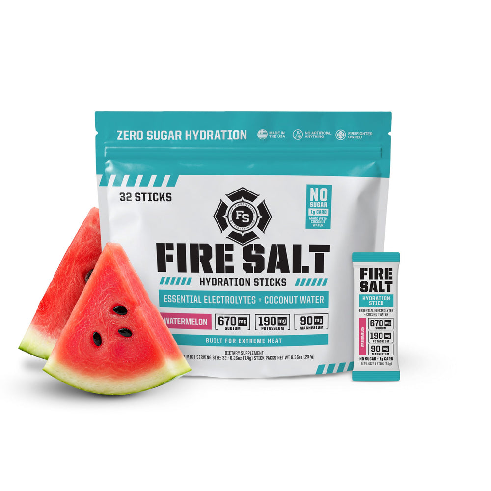 Fire Science Nutrition paquete Fire Salt Watermelon frente útil para llevar
