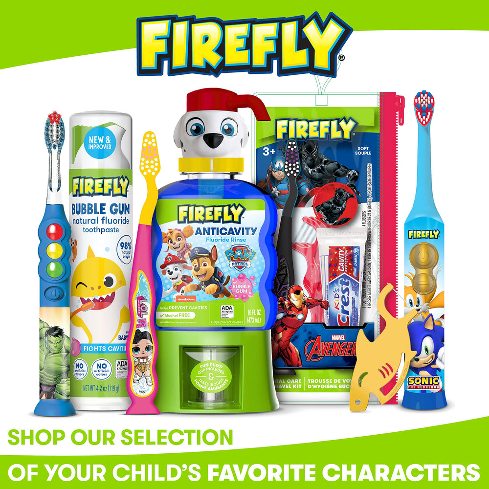 Firefly comparación de tamaño del cabezal en mano para escala