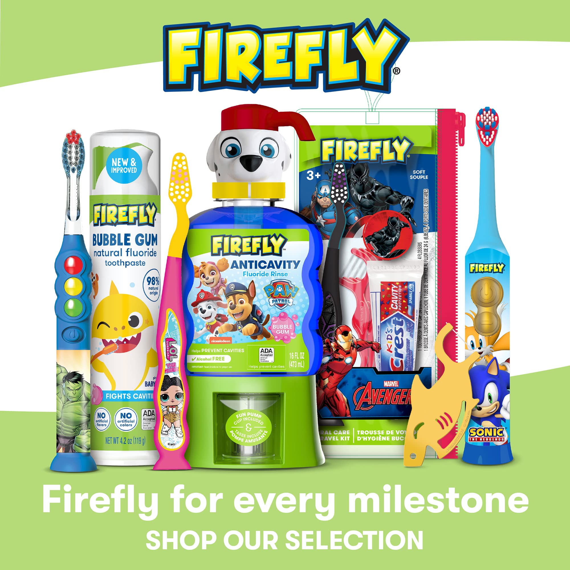 FIREFLY empaque y etiqueta mostrando información del producto