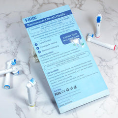 FIRIK set en baño moderno, repuestos listos para familia