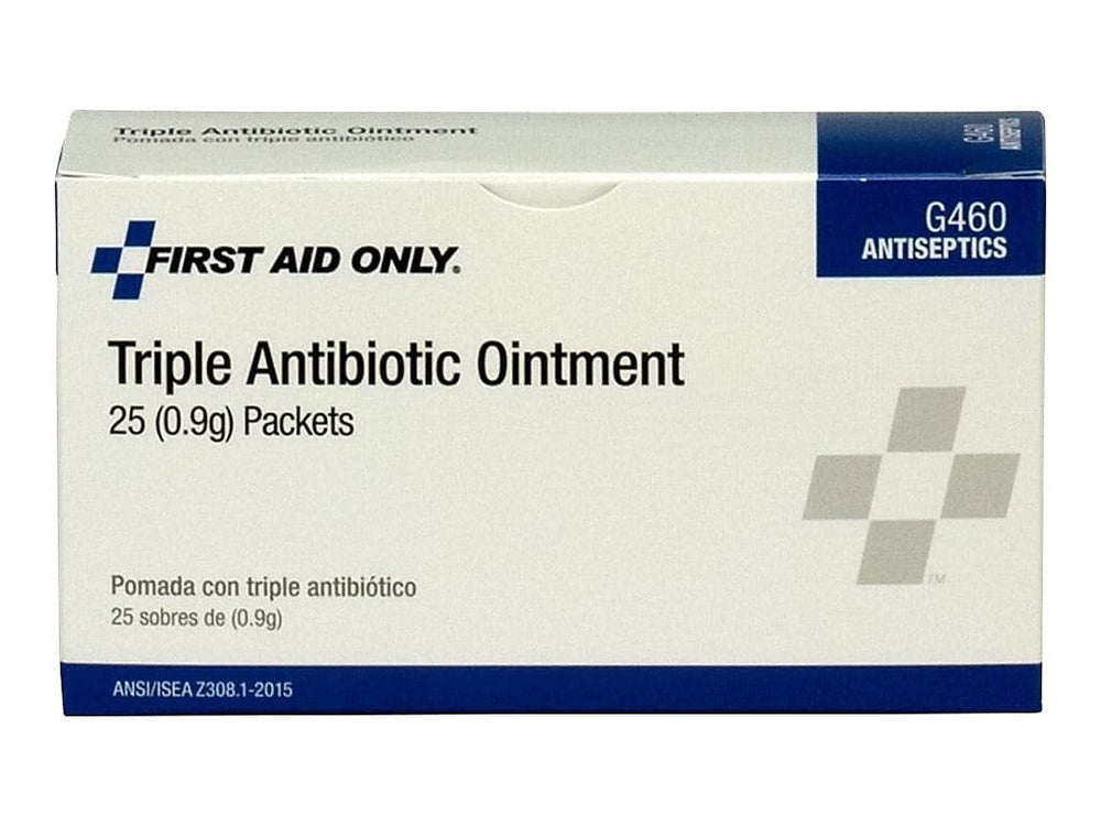 First Aid Only sobre abierto mostrando textura de ungüento, aplicación fácil