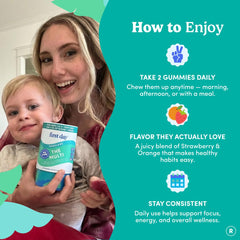 Detalle de los 21 superalimentos orgánicos de FIRST DAY como mezcla nutritiva
