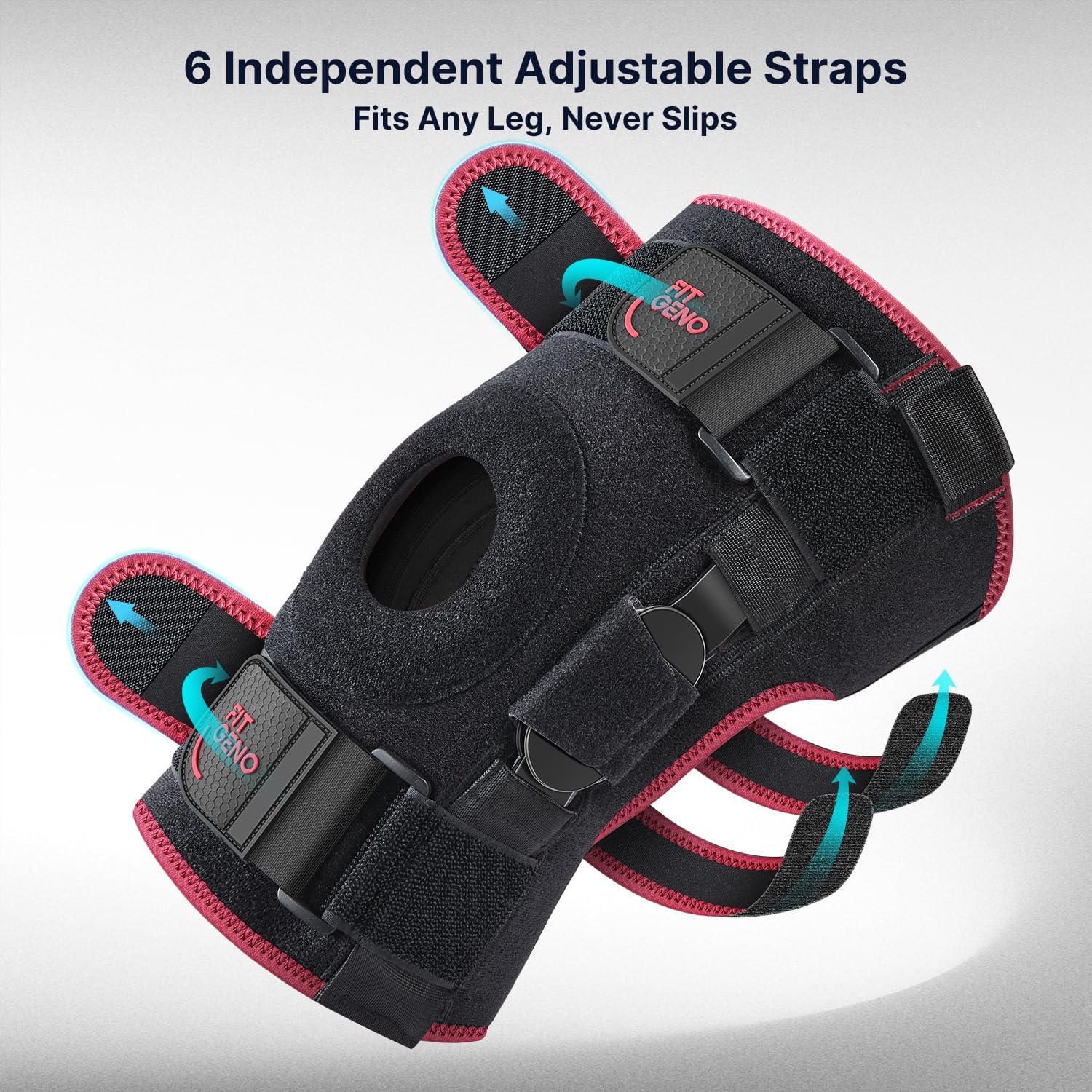 Fit Geno cierre velcro ajustable asegurando la compresión personalizada y firmeza
