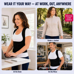 Fit Geno en ambiente cotidiano mostrando uso diario y apariencia discreta bajo ropa