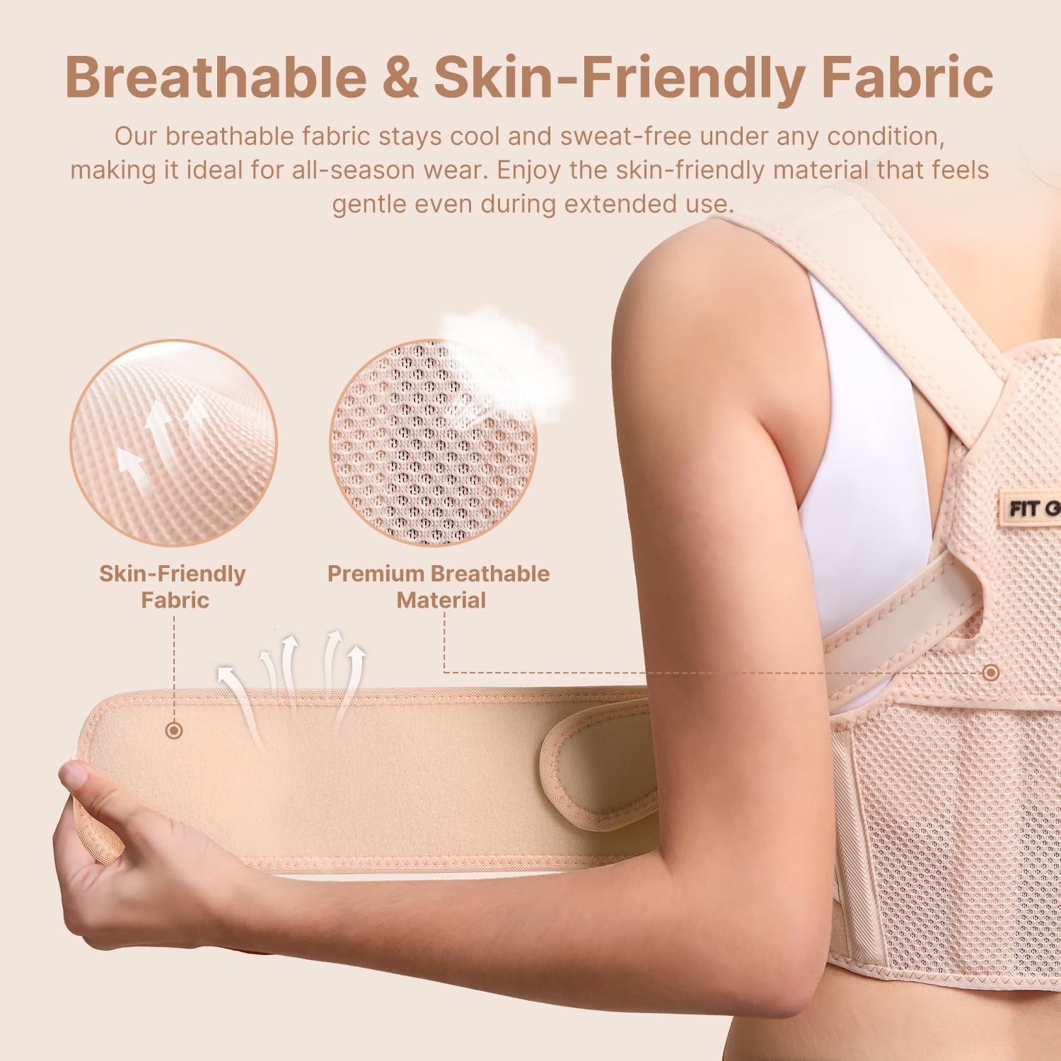 Fit Geno etiqueta y sistema de ajuste, fácil personalización