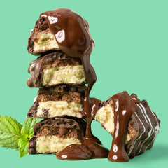 FitCrunch corte que revela las seis capas y aporta una experiencia de postre