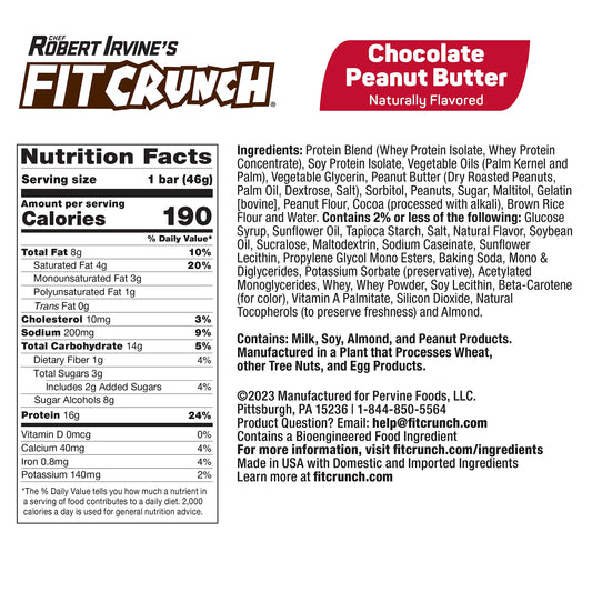 Fit Crunch Snack Size Bar Soft Cake Core delivers a gentle, satisfying bite.