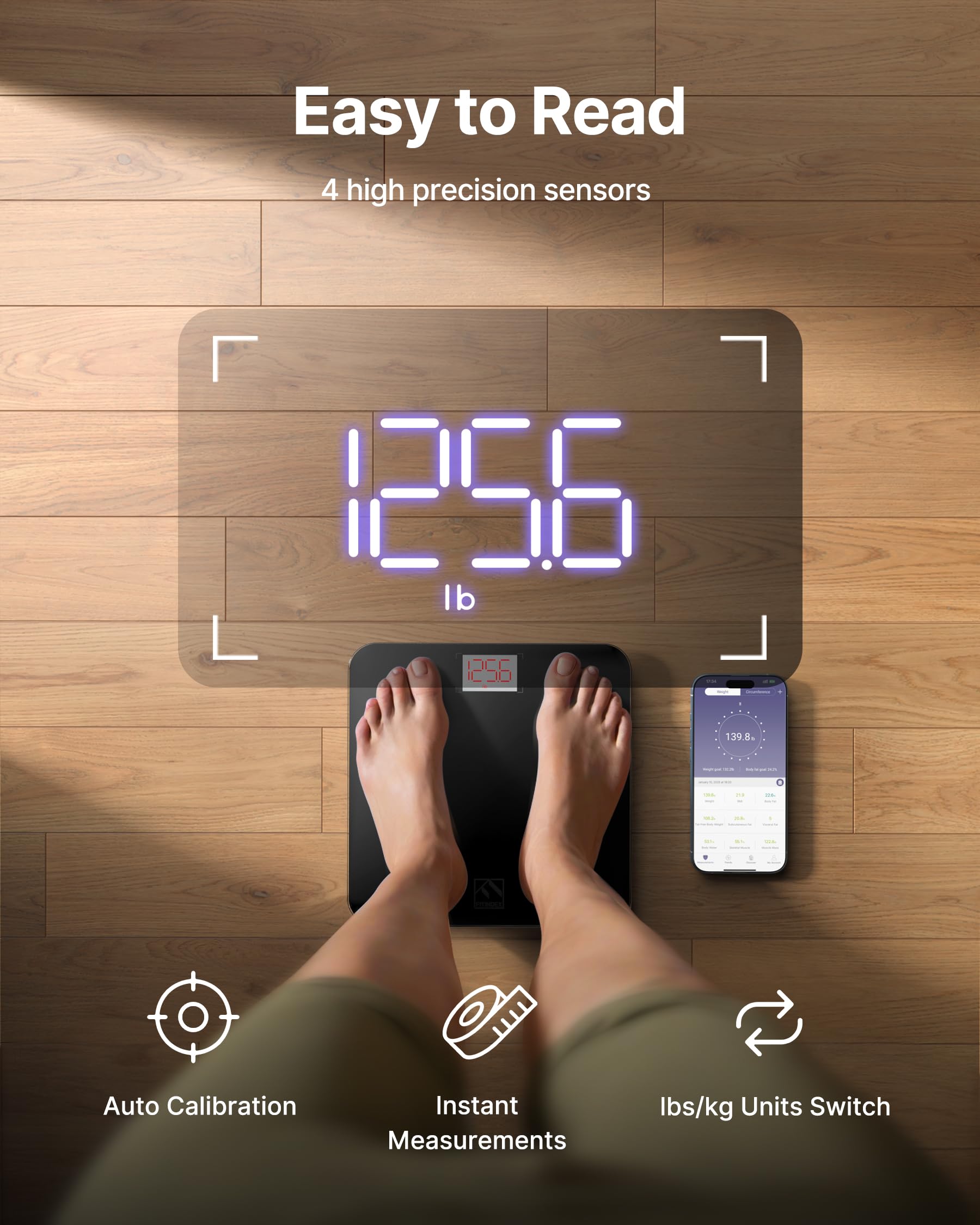 Pantalla de la app FITINDEX mostrando gráficos de peso y métricas para seguimiento