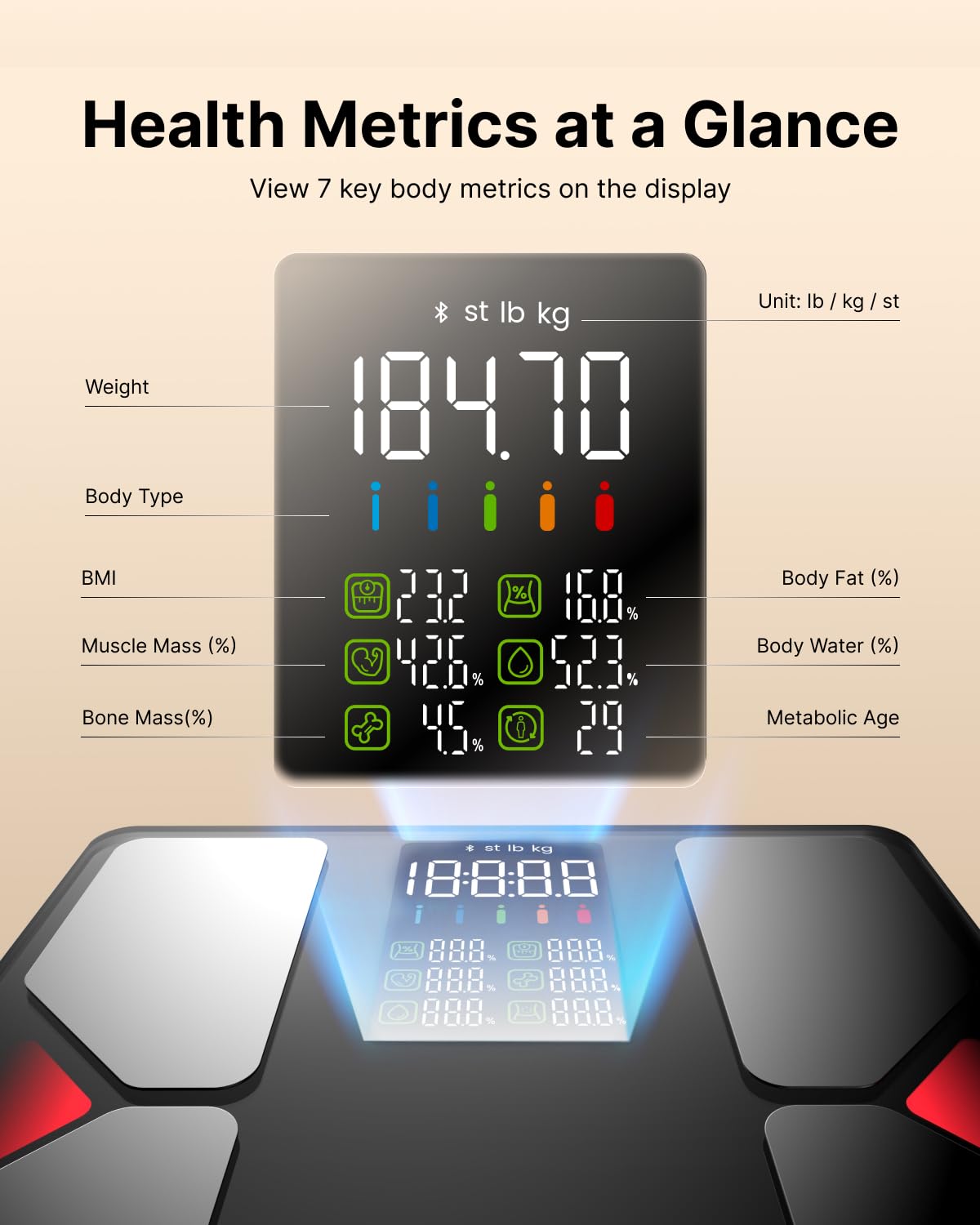 FITINDEX detalle del vidrio templado para mayor durabilidad y seguridad