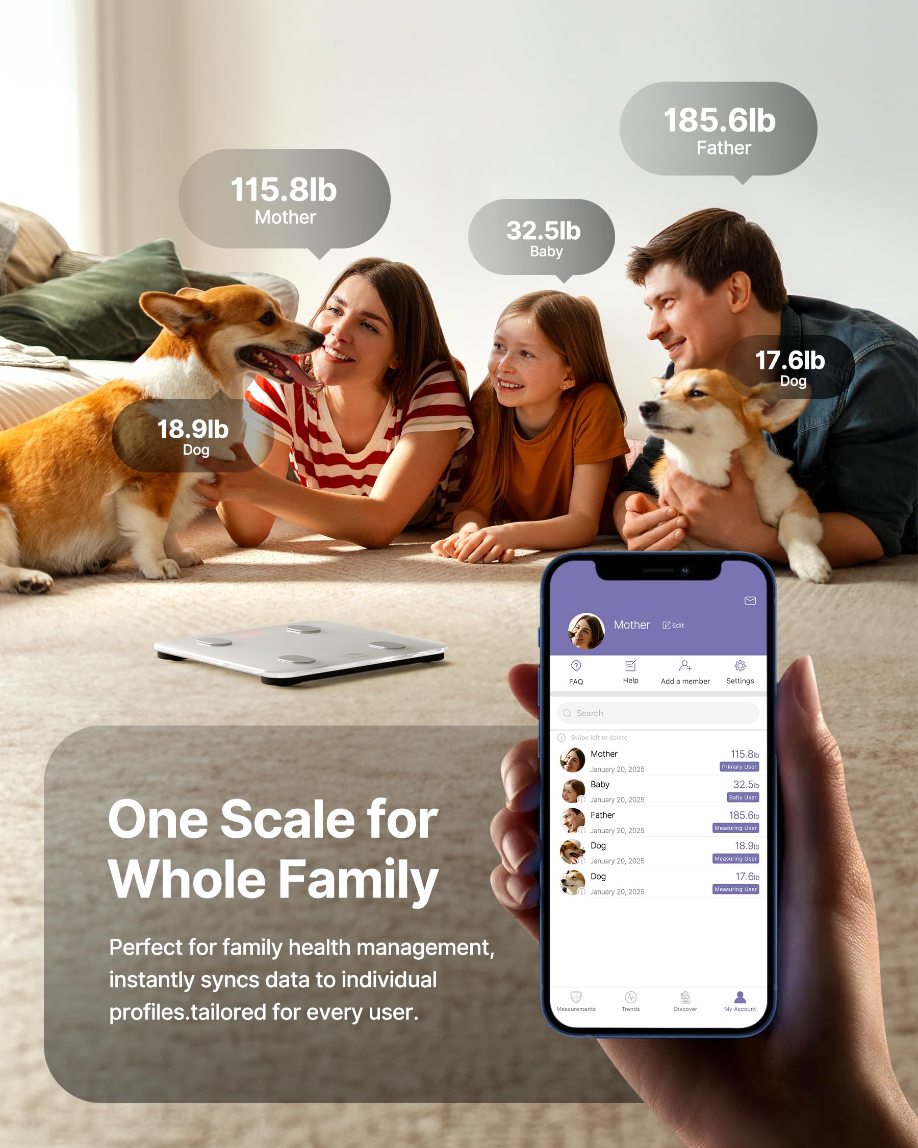 FITINDEX sincronización con app móvil mostrando gráficos y exportación CSV