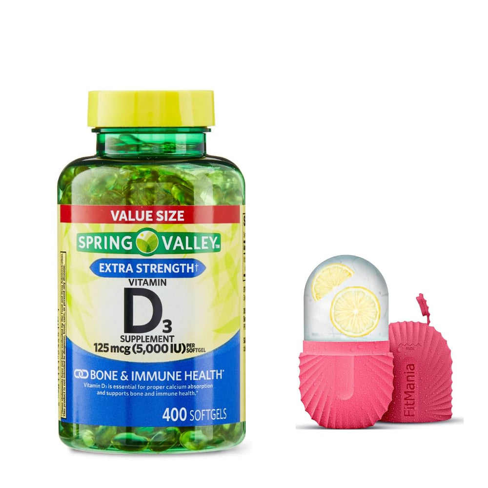 FitMania envase frontal mostrando Vitamin D3 y beneficio de suministro prolongado
