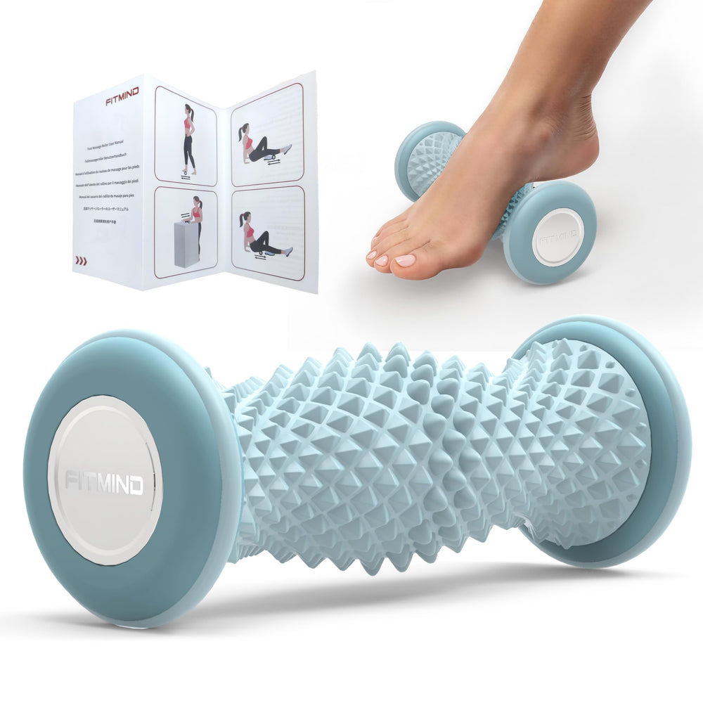FITMIND rodillo frontal mostrando diseño ergonómico y beneficio de apoyo