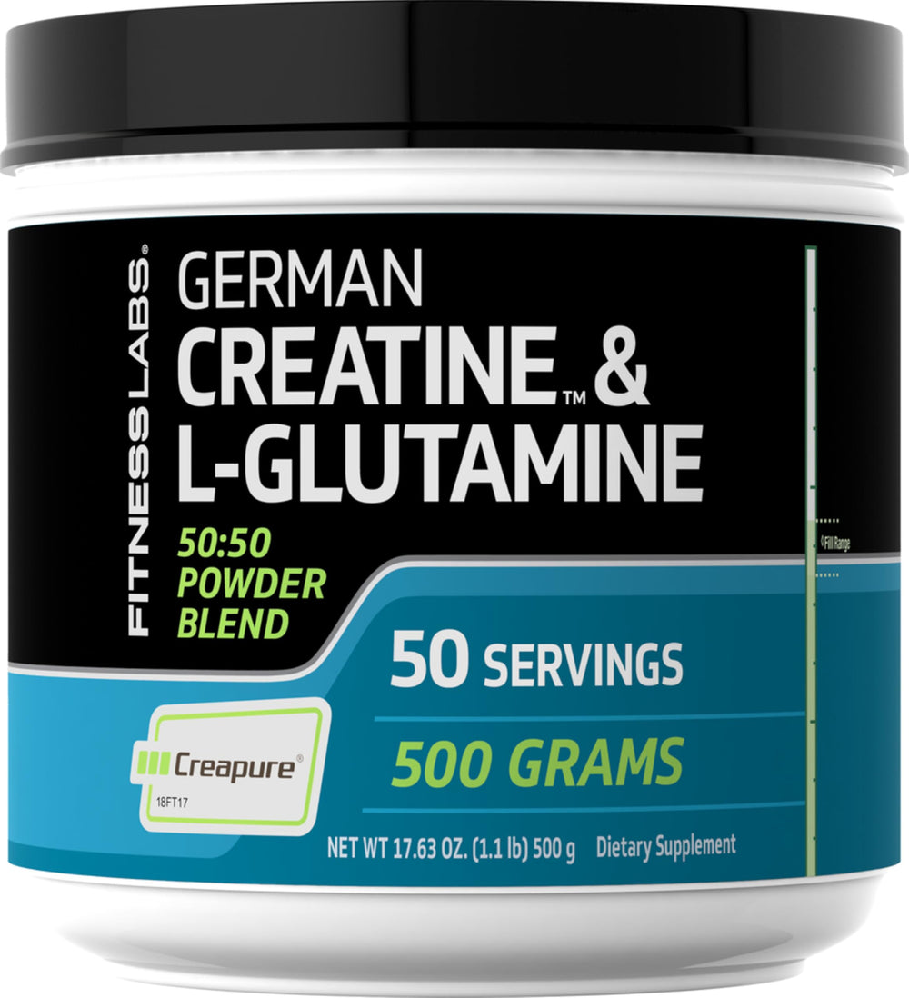 Fitness Labs envase frontal destacando Creapure y vegano para confianza