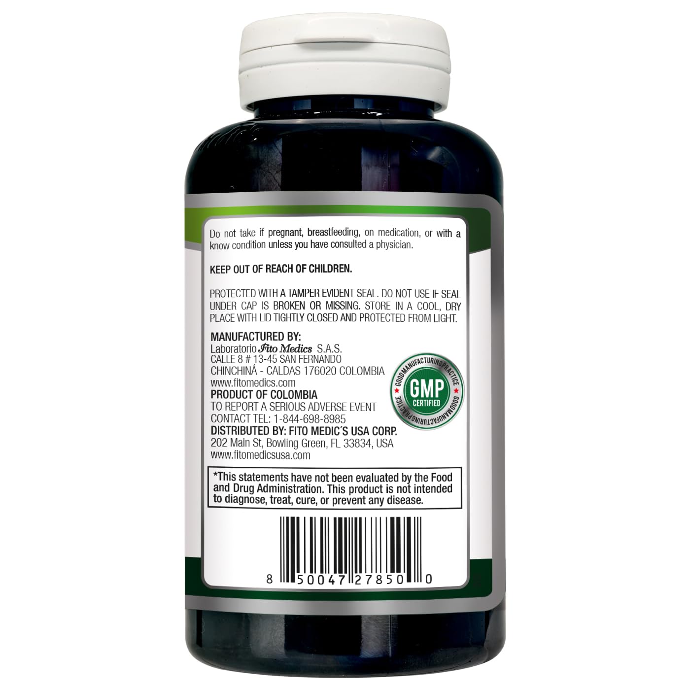 FITO MEDIC'S imagen de ingredientes y composición destacando origen vegetal
