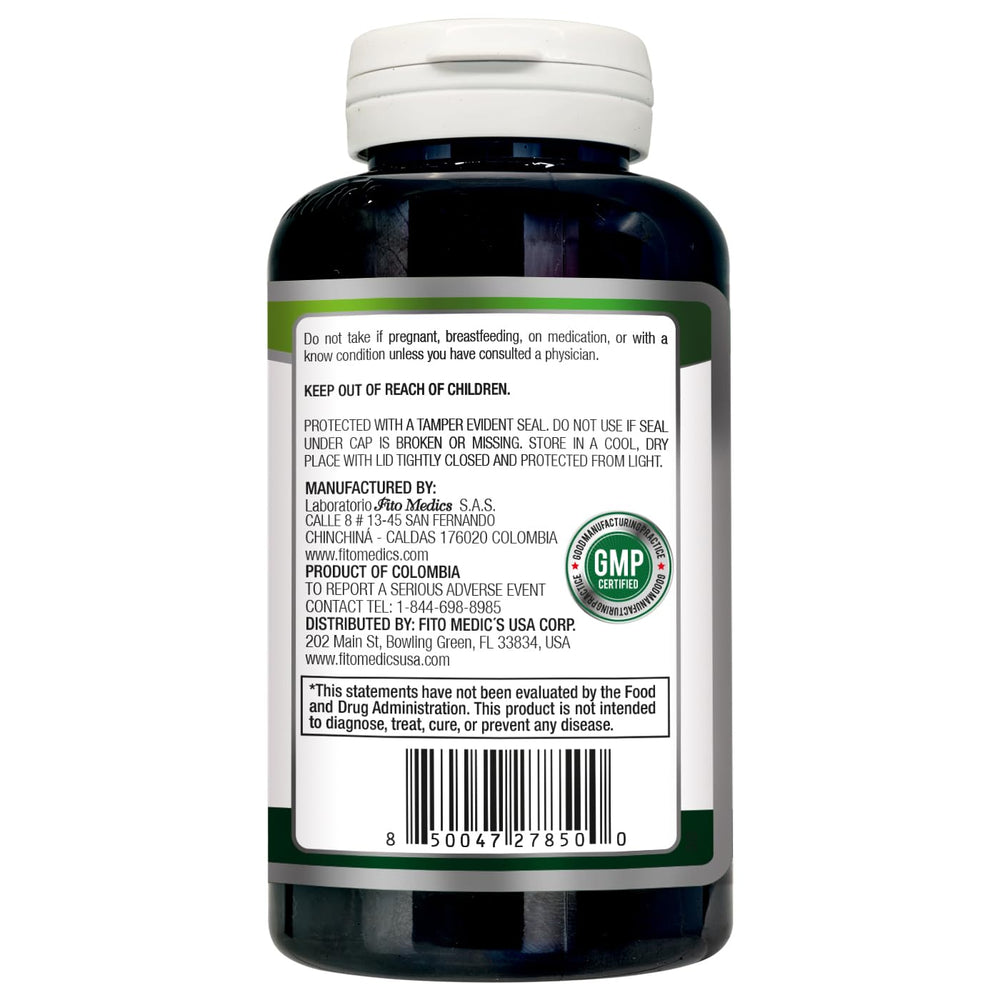 FITO MEDIC'S imagen de ingredientes y composición destacando origen vegetal