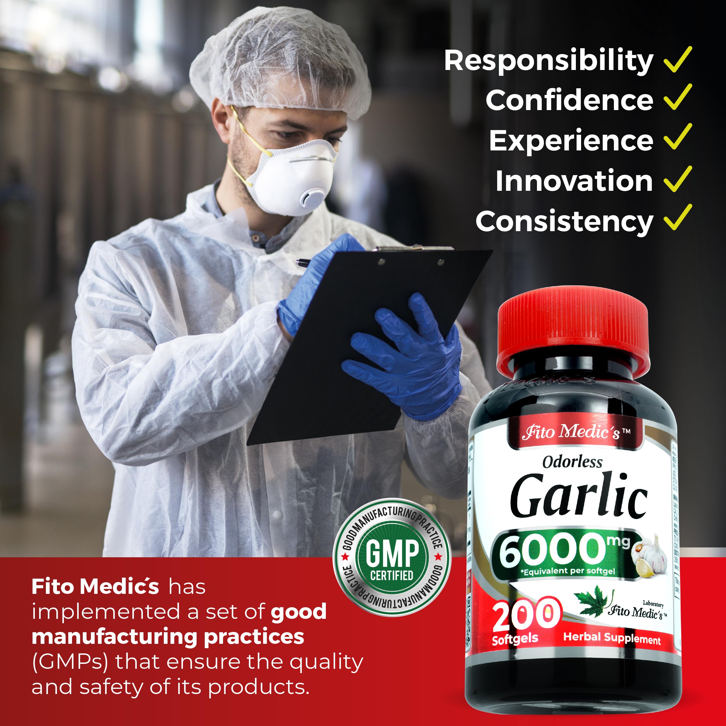 FITO MEDIC'S softgel en mano comparando tamaño y comodidad de uso