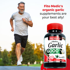 FITO MEDIC'S frasco abierto con softgels visibilidad del contenido y cantidad