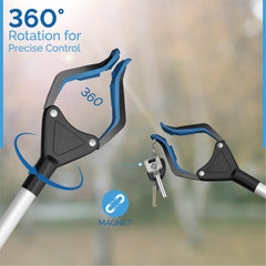 FitPlus PowerGrip T9 primer plano de la mandíbula con goma protectora para objetos