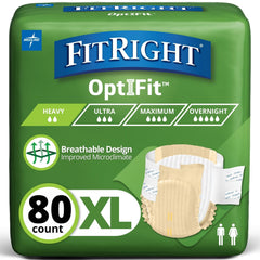FitRight paquete frontal XL mostrando 80 unidades y protección discreta