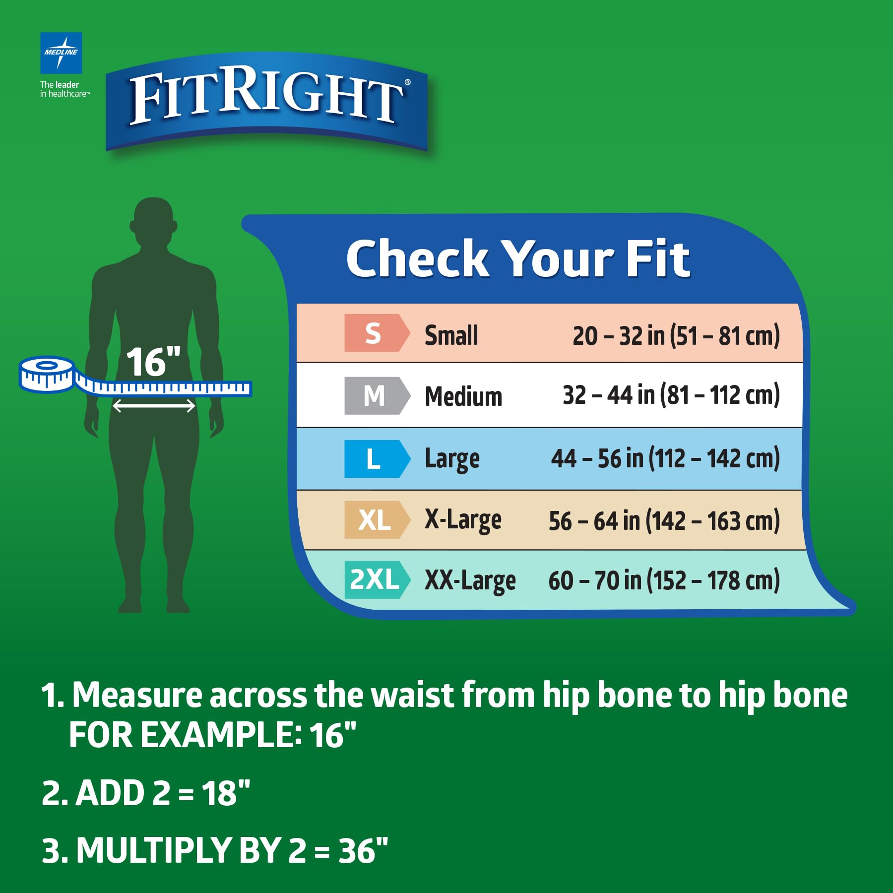 FitRight pañal puesto por cuidador para cambio rápido y discreto