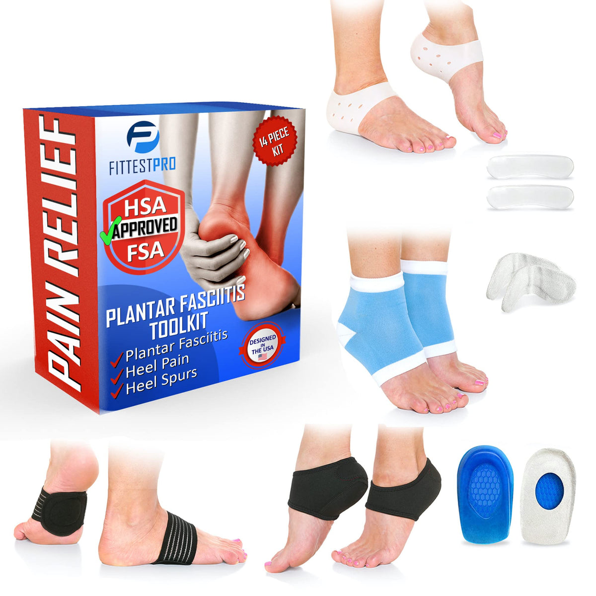 Fittest Pro frontal del empaque mostrando kit completo y beneficios