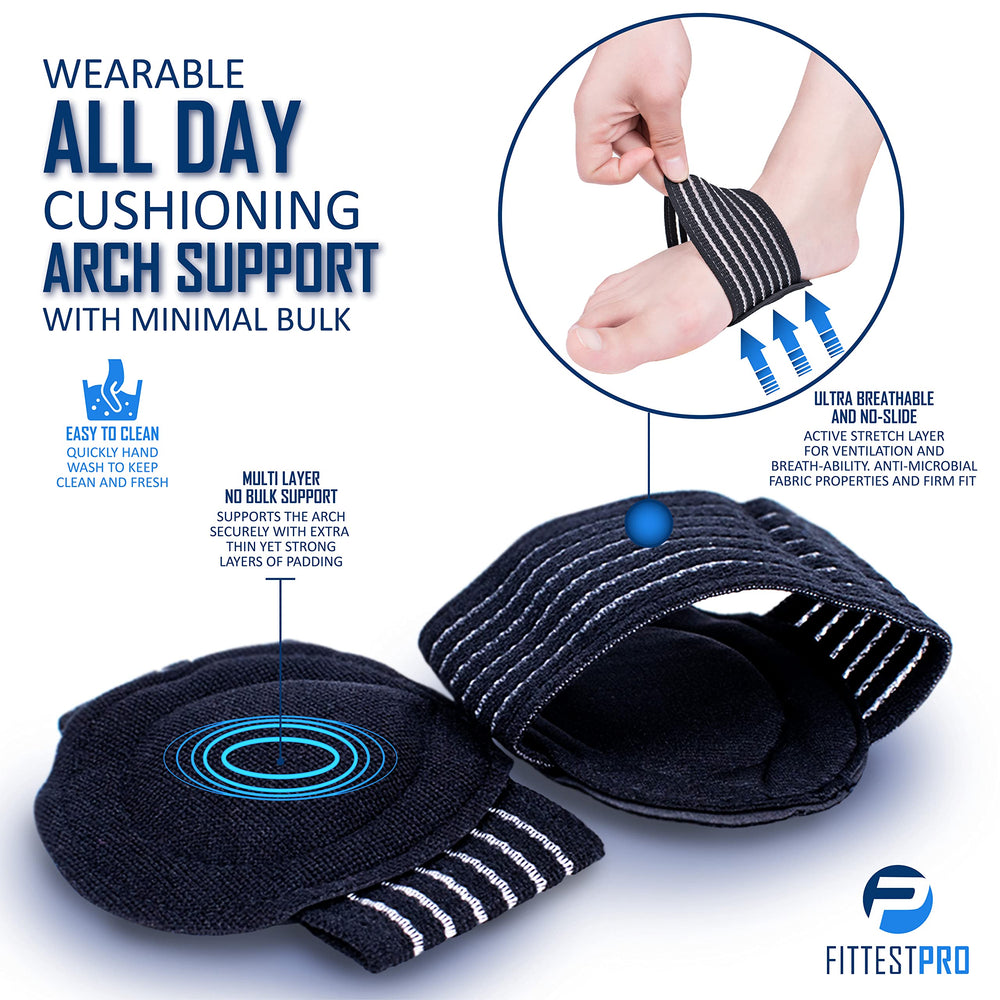 Fittest Pro funda compresiva puesta bajo calcetín mejora soporte