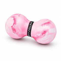 FITZELAR pelota doble frontal mostrando forma peanut y beneficio alivio focal