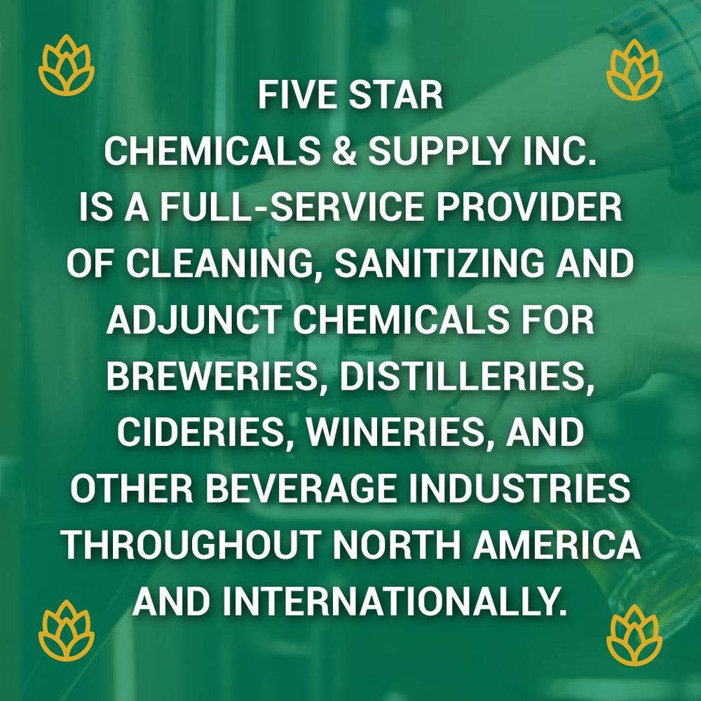 Five Star producto en cervecería casera mostrando uso profesional y confianza
