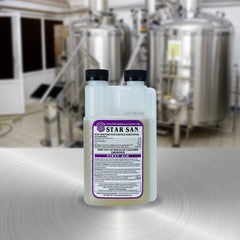 Five Star espuma en fermentador penetrando grietas para mejor sanitización