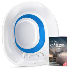 Fivona asiento frontal plegado mostrando ahorro de espacio y transporte fácil