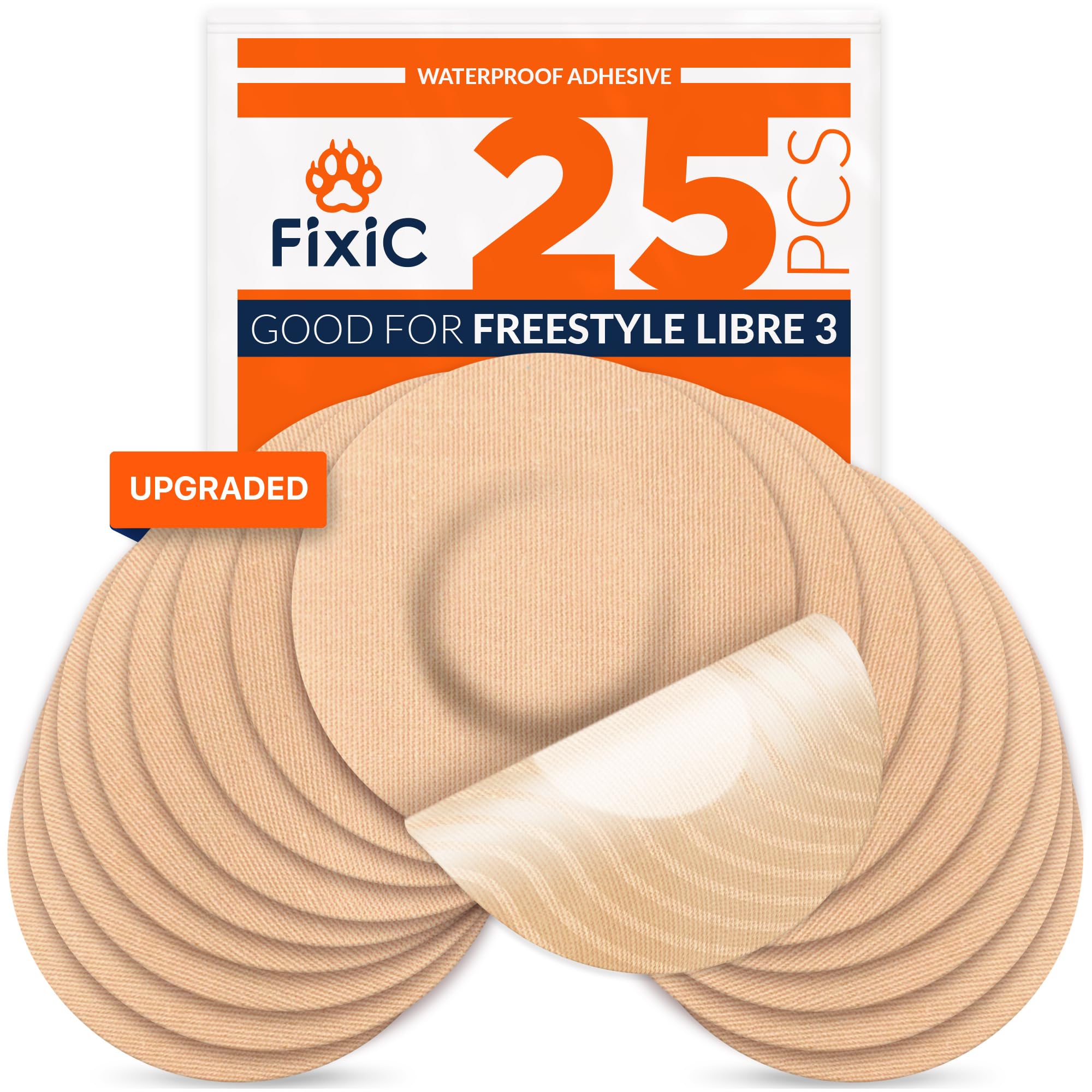 Fixic funda frontal mostrando diseño y embalaje que asegura fijación duradera