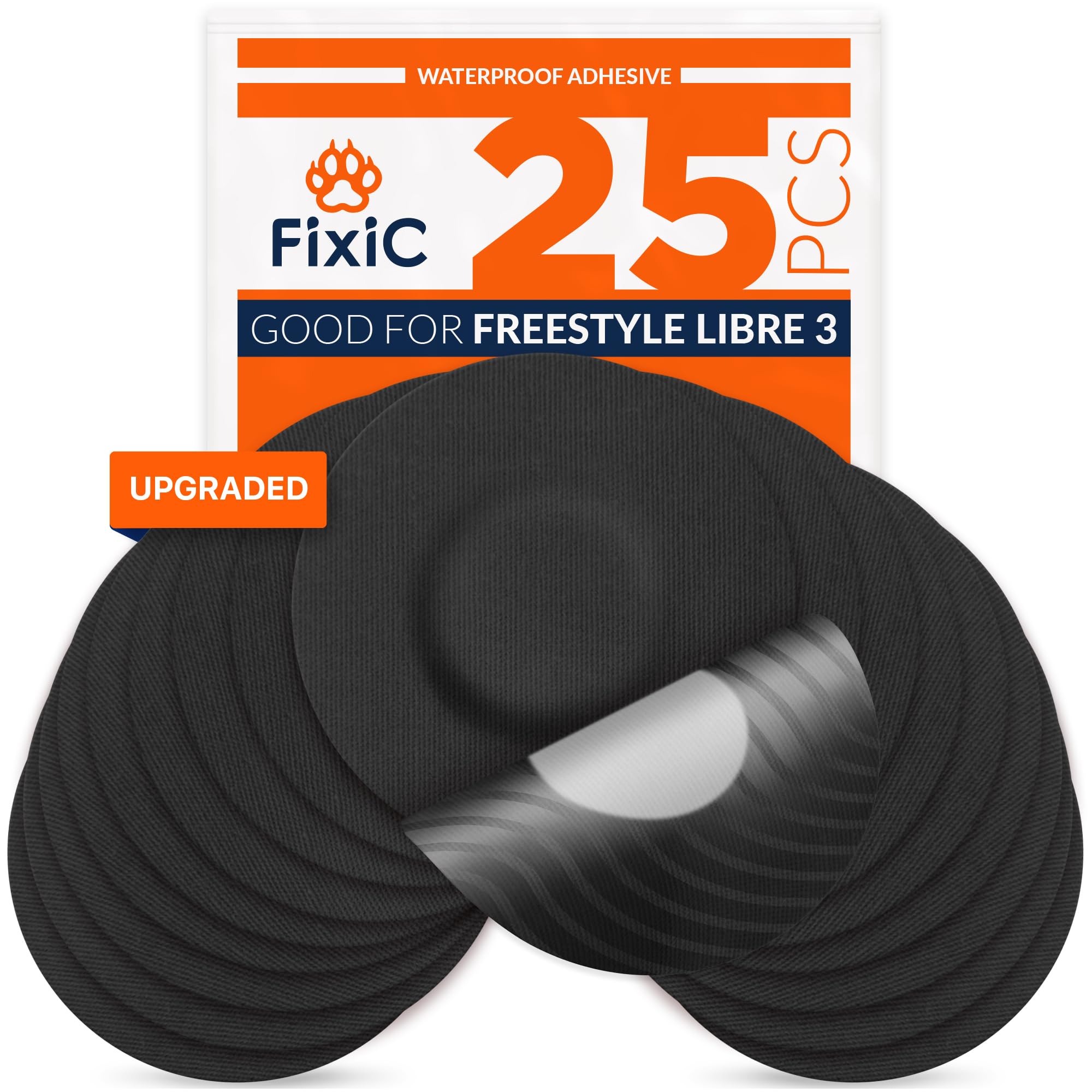 Fixic embalaje frontal del pack de 25 parches, protección prolongada
