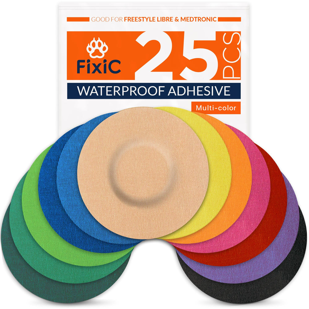 Fixic parche frontal del empaque mostrando 25 unidades y protección