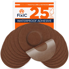 Fixic parche frontal en su empaque mostrando el diseño y cantidad, mejora la confianza