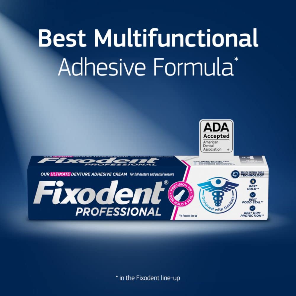 Fixodent punta de precisión aplicador para colocación exacta y ahorro