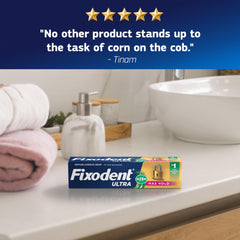 Fixodent uso en actividad diaria mantiene prótesis firme y confiable