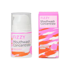 Fizzy frente del envase mostrando diseño y beneficios para viaje