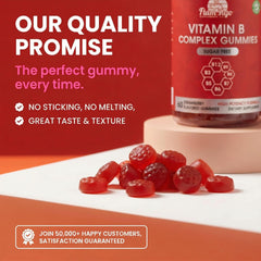 Flamingo Supplements primer plano de una gominola sabor fresa