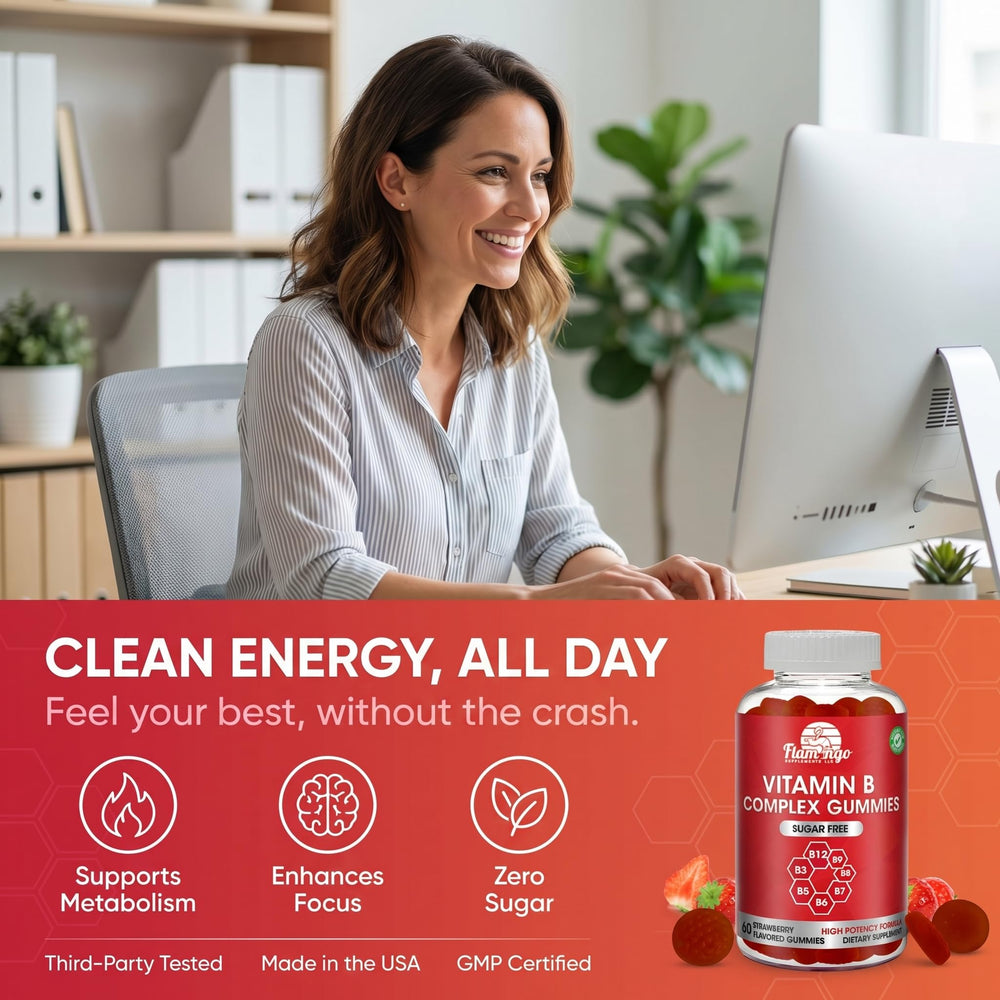Flamingo Supplements etiqueta con sello GMP y pruebas de terceros