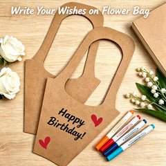 Flasunire bolsa presentada como regalo en escena de celebración y estilo